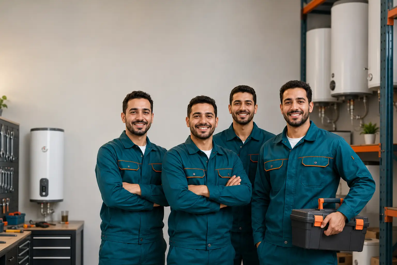 فريق صيانة سخانات أوليمبيك المتخصص