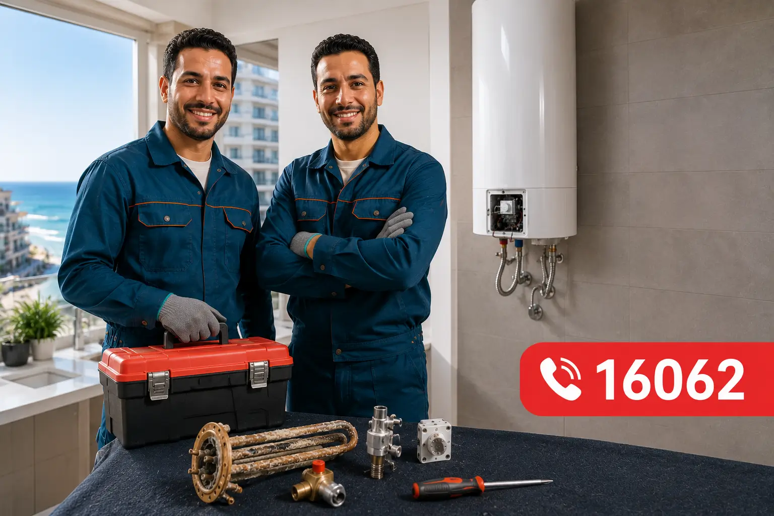 فريق صيانة سخانات أوليمبيك في الإسكندرية